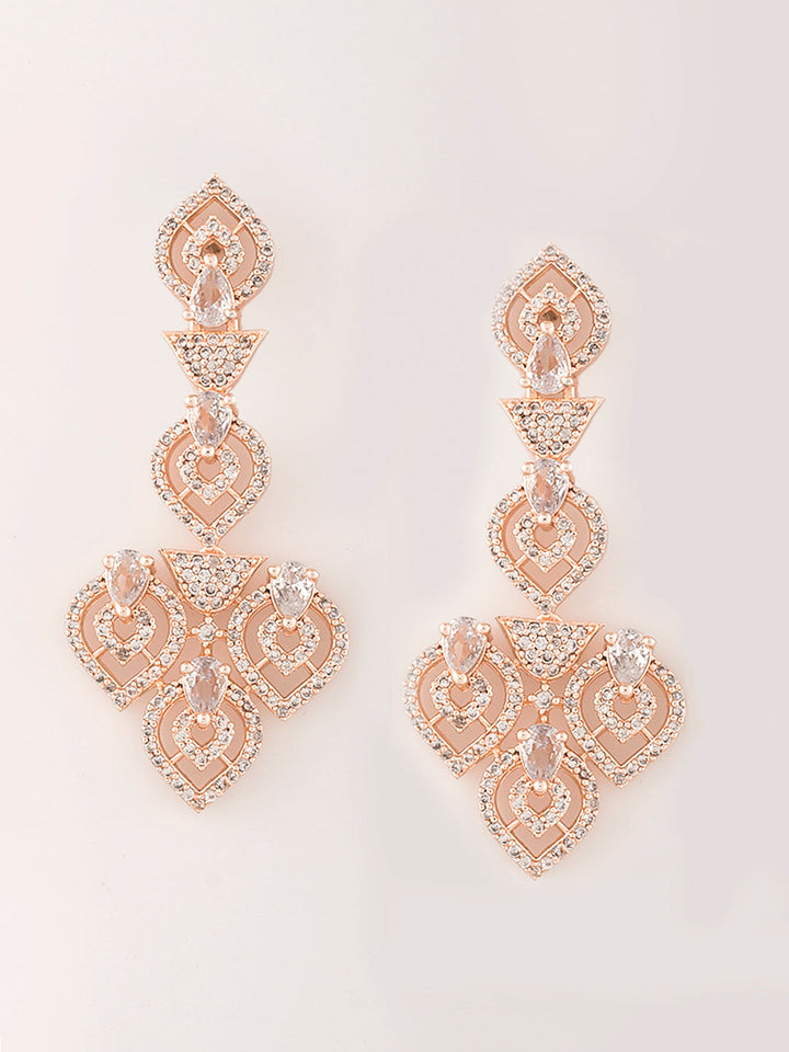 Designer AD Diamond Necklace Set