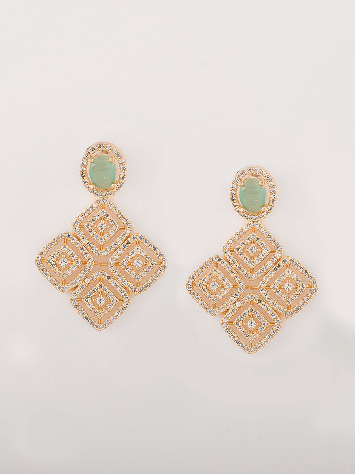 Designer AD Diamond Necklace Set