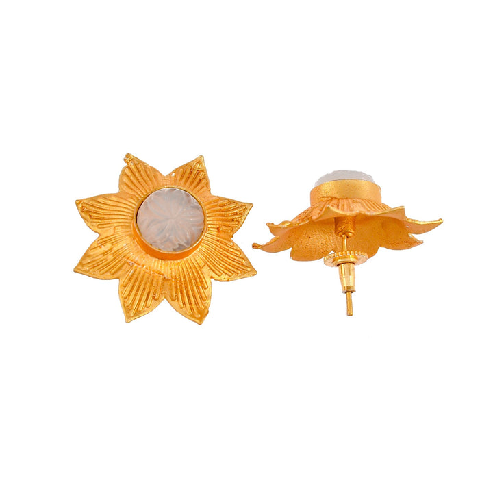 Dastoor Carvin Stone Earring