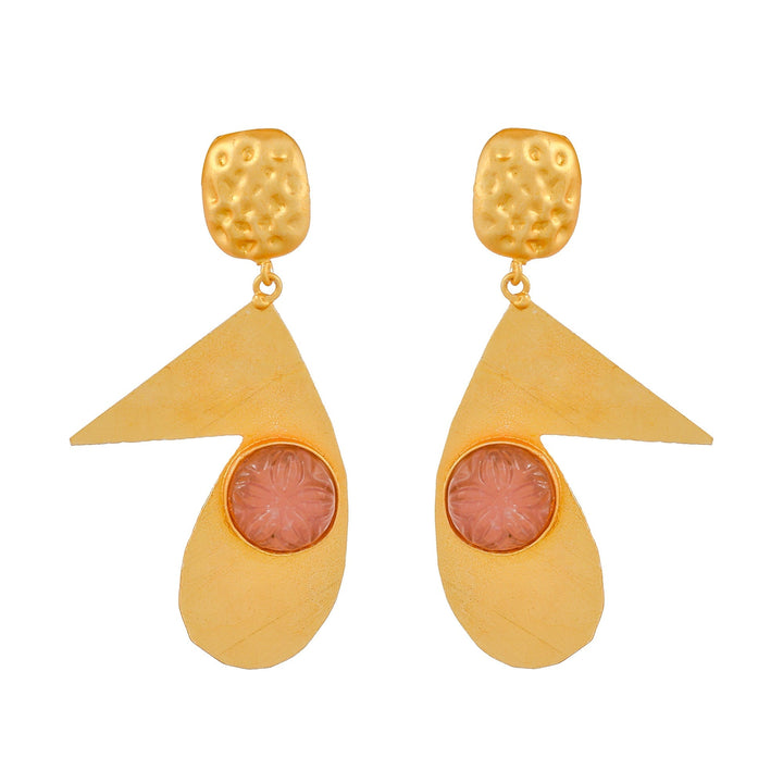 Dastoor Carvin Stone Earring