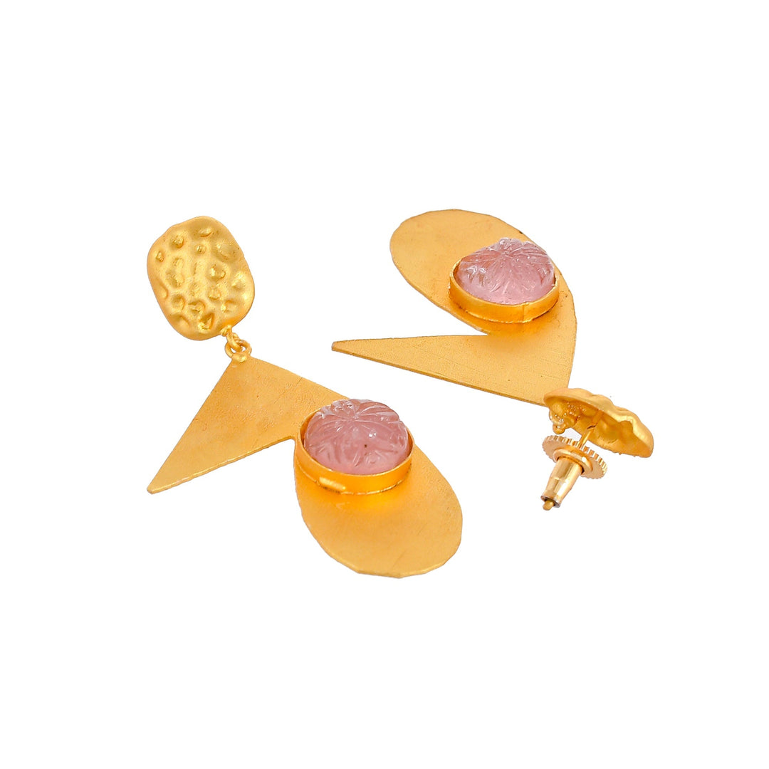 Dastoor Carvin Stone Earring