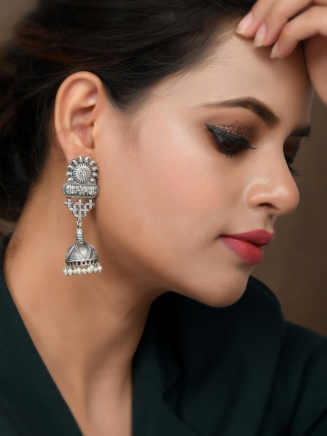 Dastoor Oxodise Jhumki Style Earring