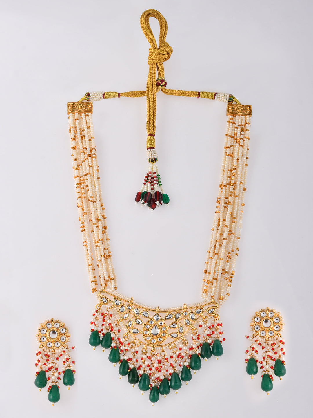 Handcrafted Kundan Ethereal Beauty Necklace Set