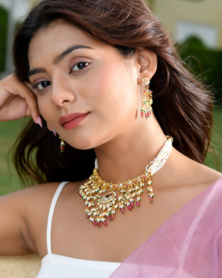 Ethnic Pachhi Kundan Radiance