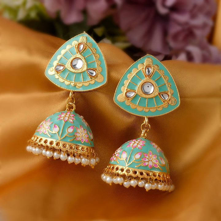 Dastoor Meenakari Beautiful  Earring