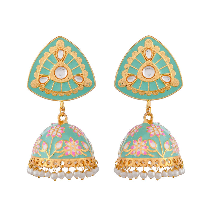 Dastoor Meenakari Beautiful  Earring
