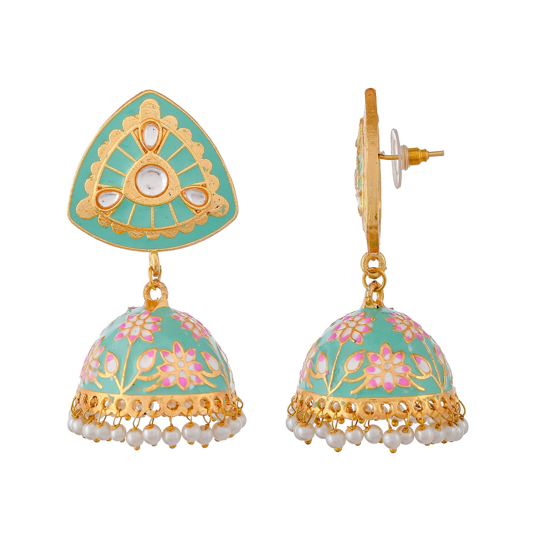 Dastoor Meenakari Beautiful  Earring