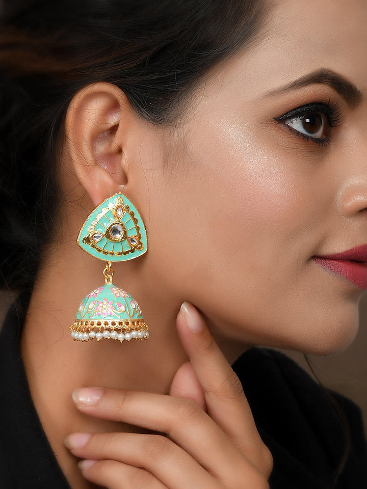 Dastoor Meenakari Beautiful  Earring