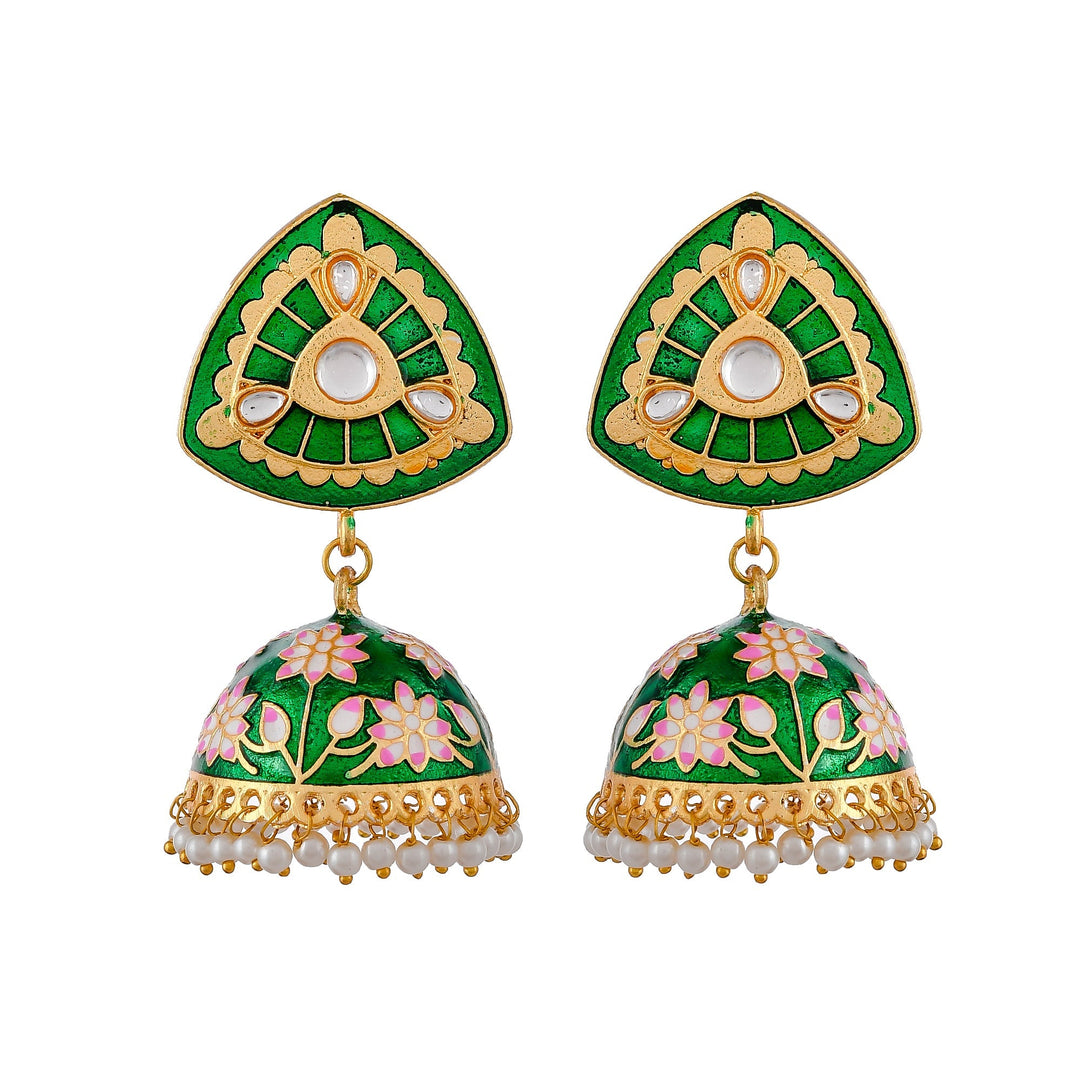 Dastoor Meenakari Beautiful  Earring