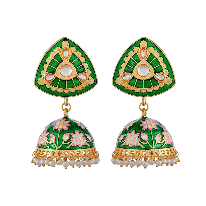 Dastoor Meenakari Beautiful  Earring