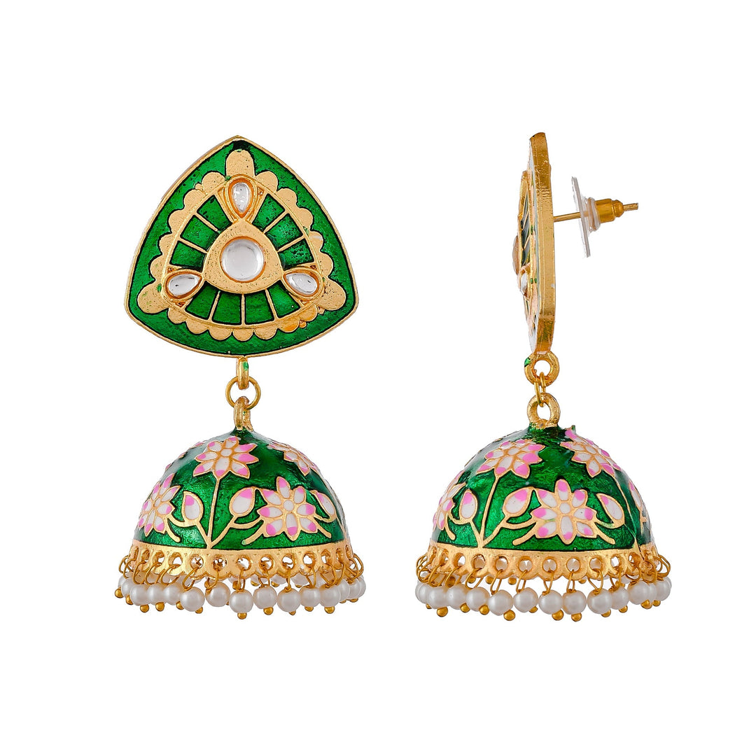 Dastoor Meenakari Beautiful  Earring