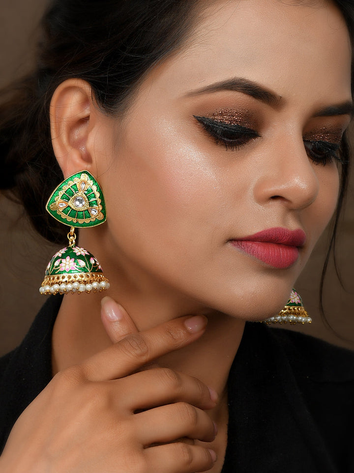 Dastoor Meenakari Beautiful  Earring