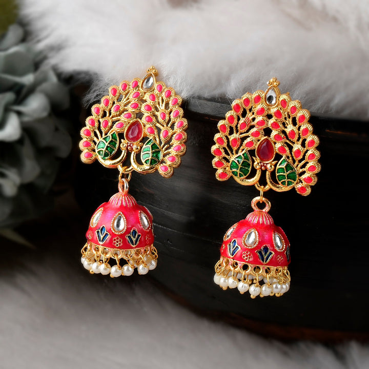 Dastoor Peacock Style Earring