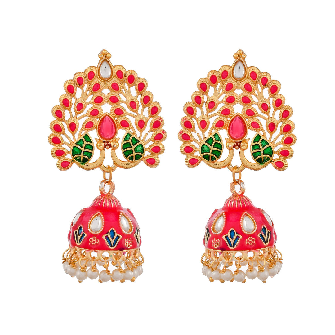 Dastoor Peacock Style Earring