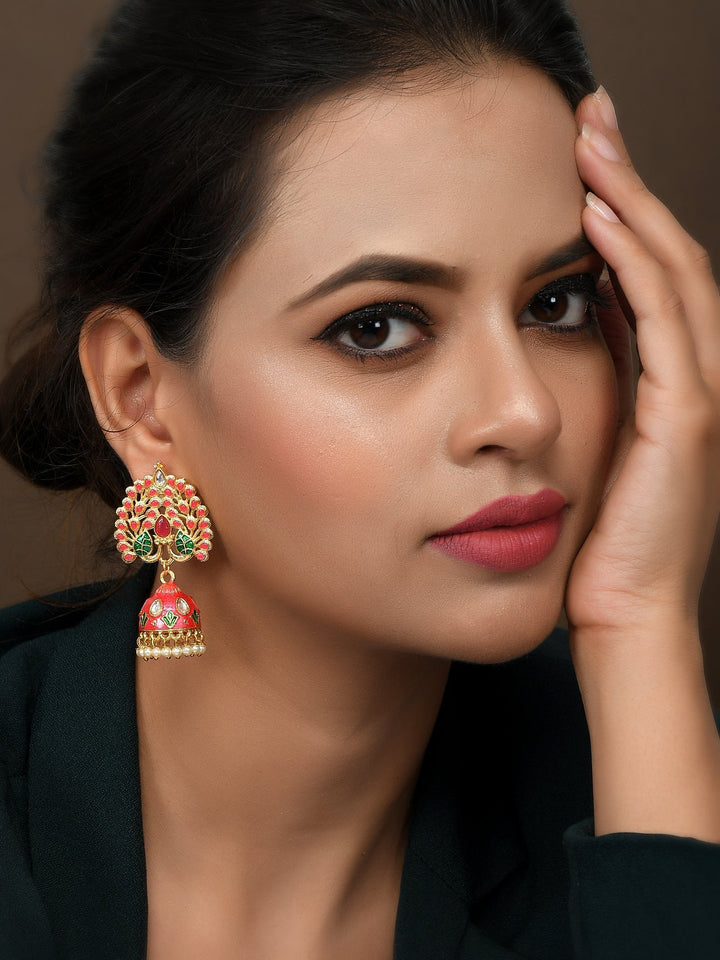 Dastoor Peacock Style Earring