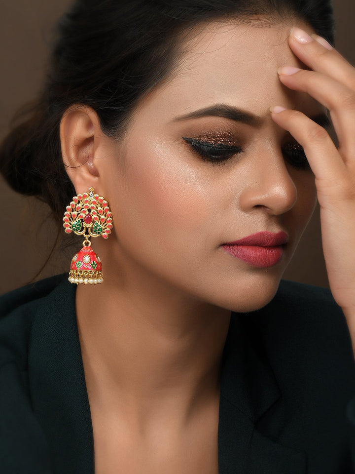 Dastoor Peacock Style Earring