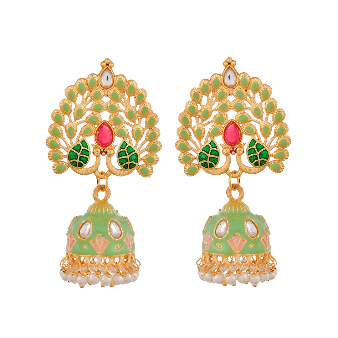 Dastoor Peacock Style Earring
