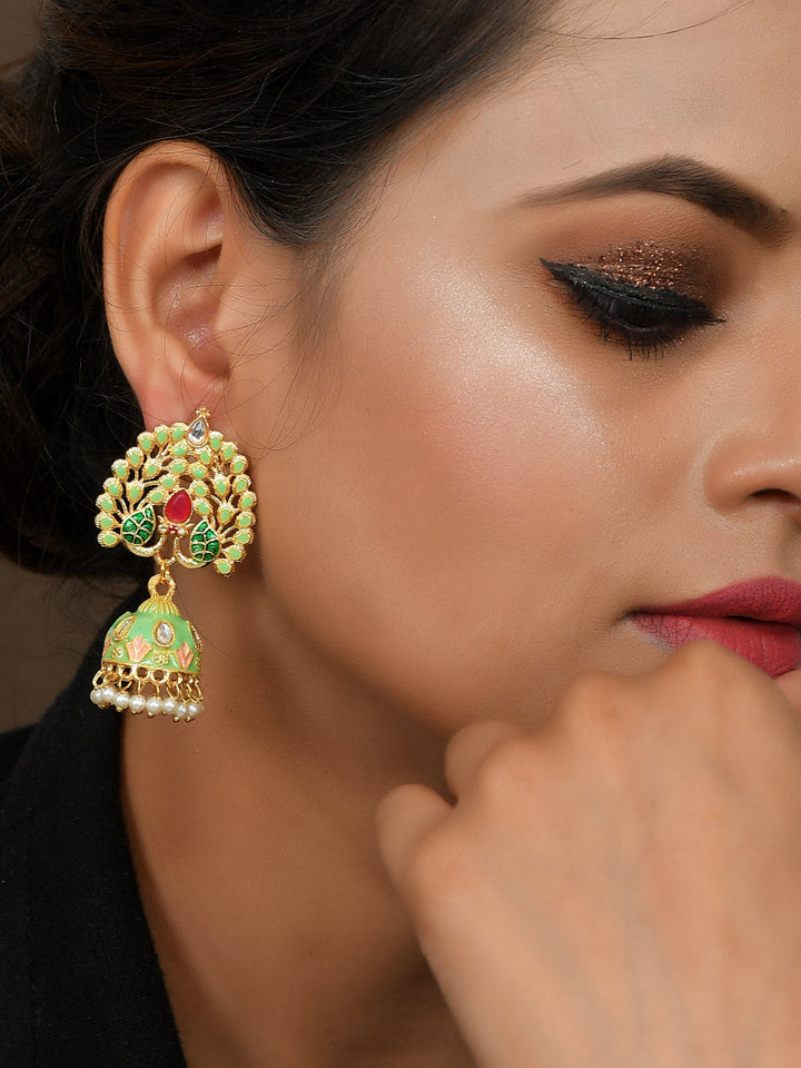 Dastoor Peacock Style Earring