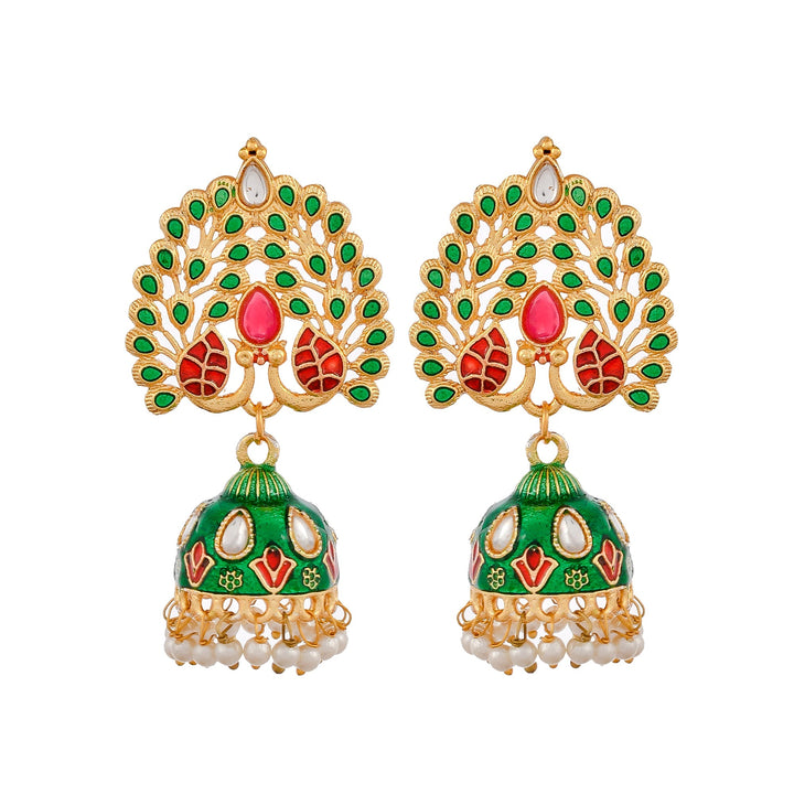 Dastoor Peacock Style Earring