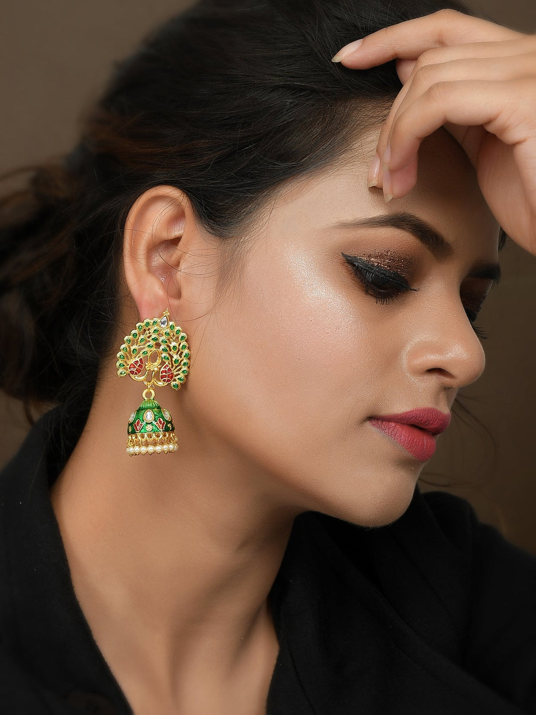 Dastoor Peacock Style Earring