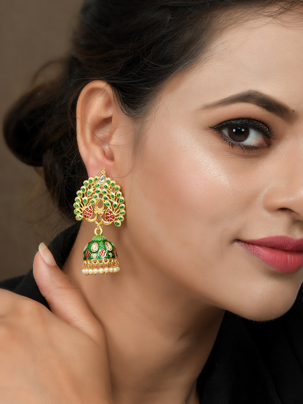 Dastoor Peacock Style Earring