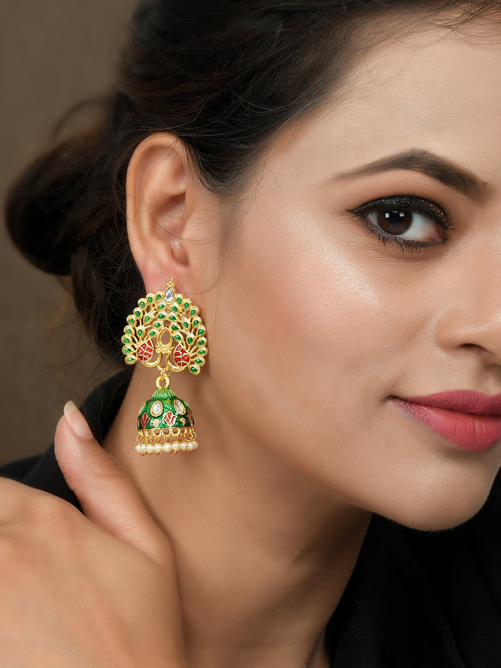 Dastoor Peacock Style Earring