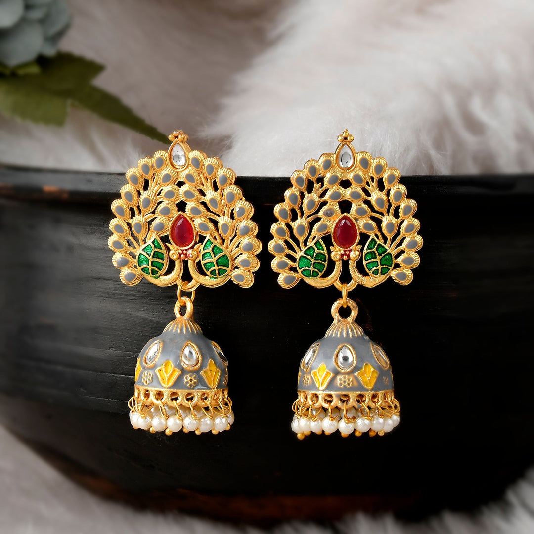 Dastoor Peacock Style Earring
