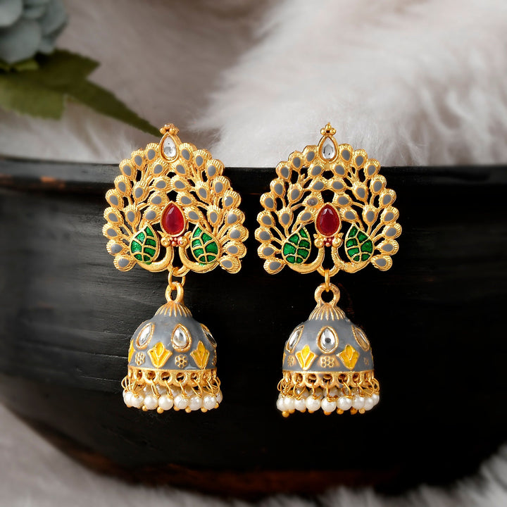 Dastoor Peacock Style Earring