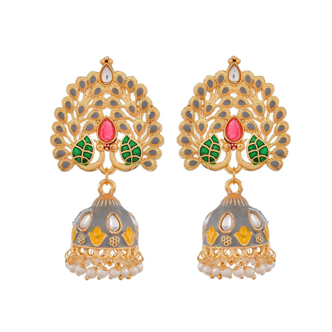 Dastoor Peacock Style Earring