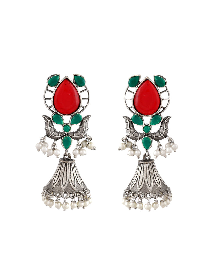 Mossy Mystery Oxide Earring