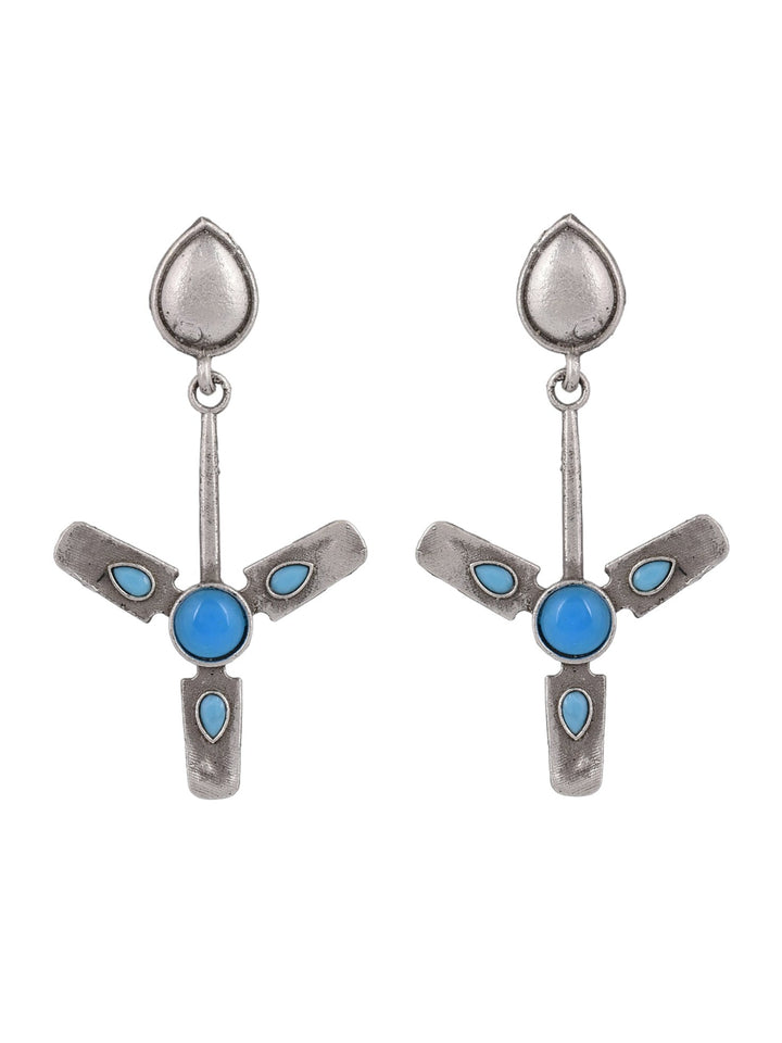 Skyline Symphony Oxidized Earring