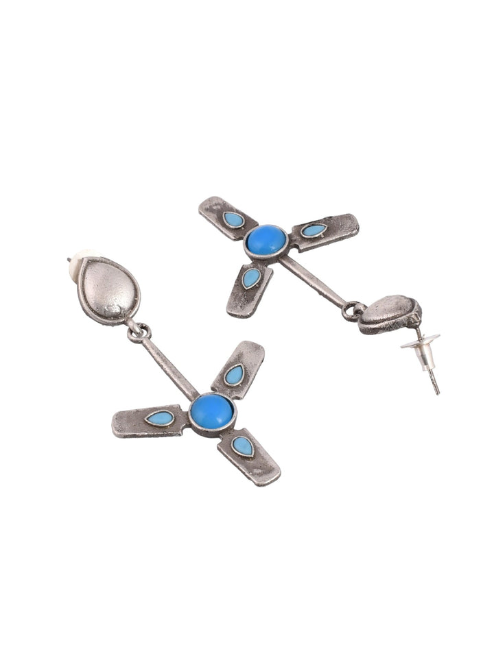 Skyline Symphony Oxidized Earring