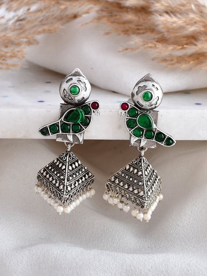 Ember Glow Sparrow Earring