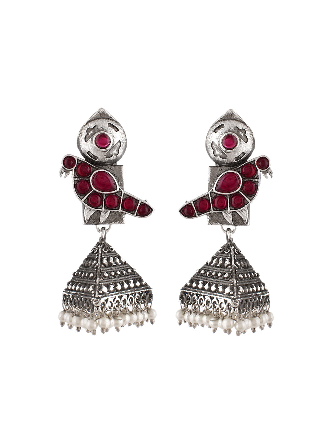 Ember Glow Sparrow Earring