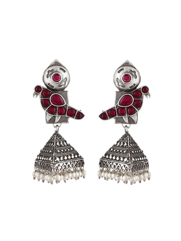 Ember Glow Sparrow Earring