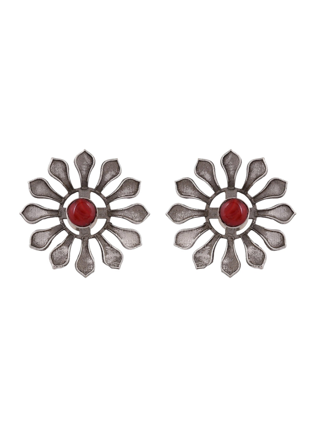 Red Rose Radiance Earring
