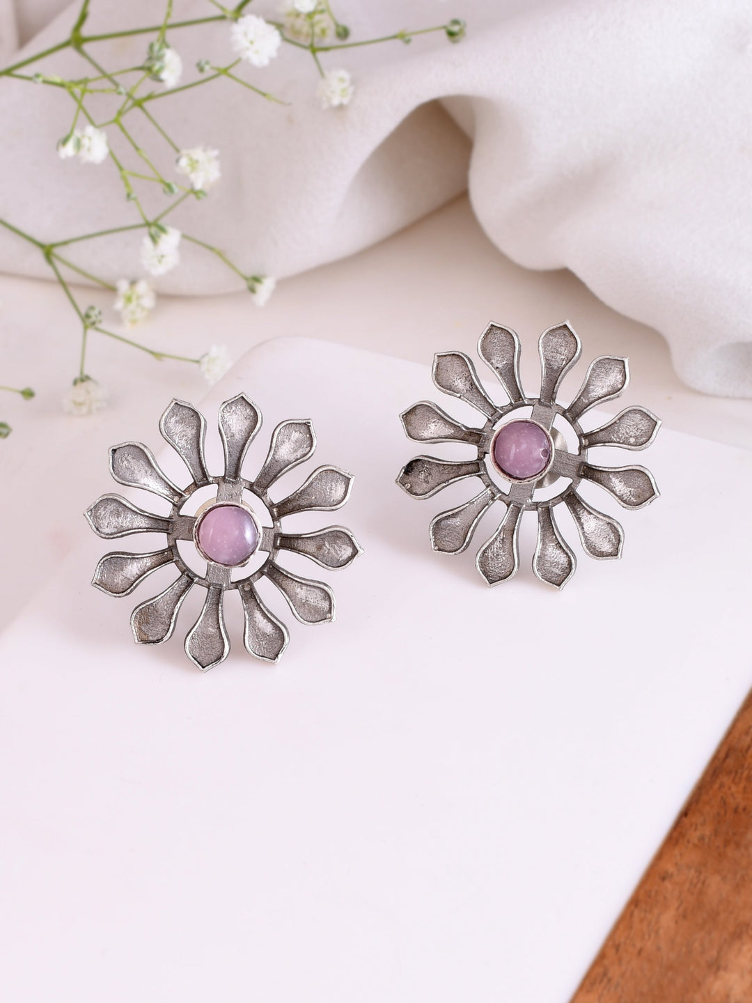 Pink Petal Bloom Earring