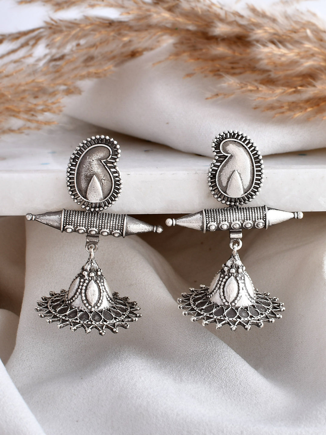 Moonlit Silver Earring