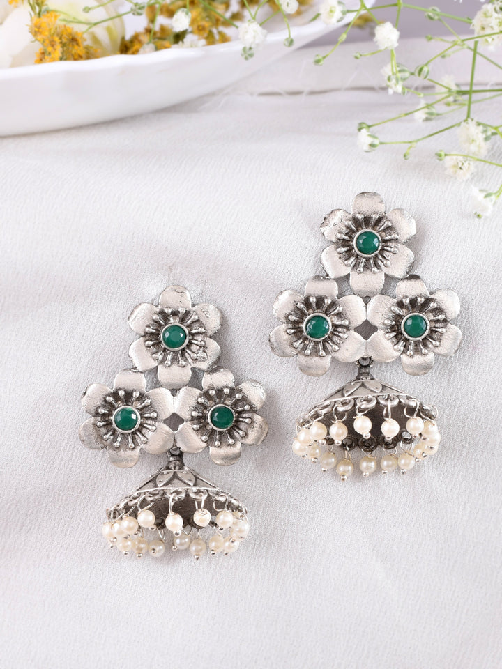 Mint Bloom Studs