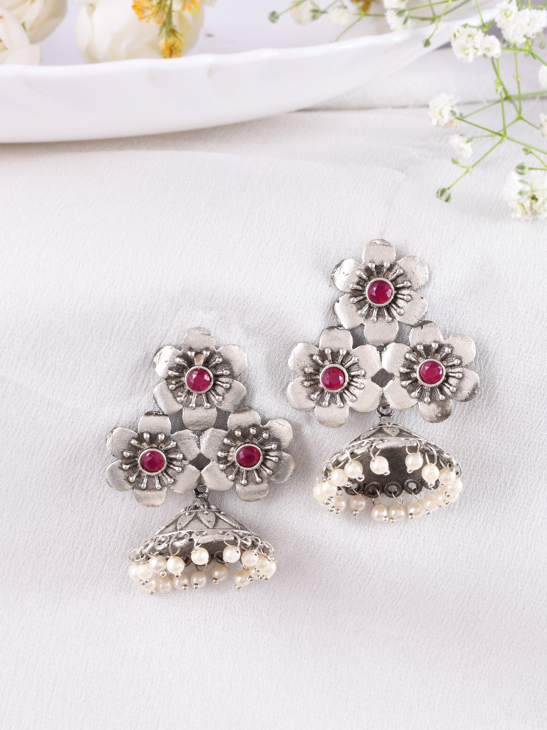 Rosy Radiance Studs