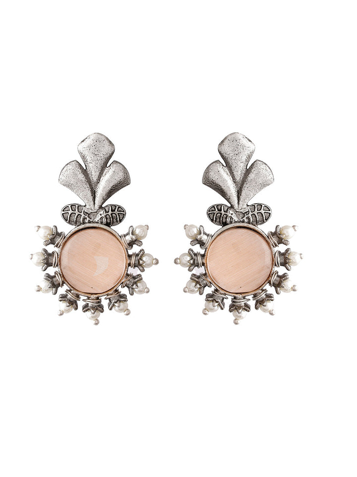 Blushing Peach Hoops