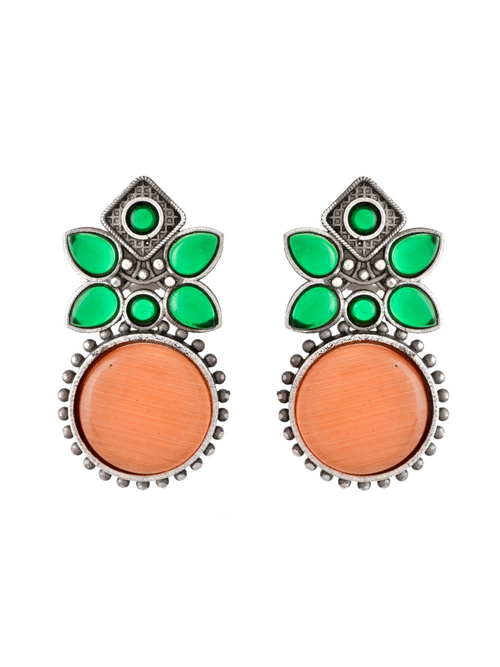 Green Citrus Twist Earring
