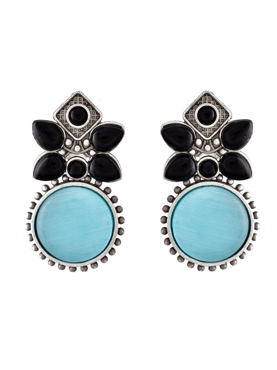 Black Tide Turquoise Earring