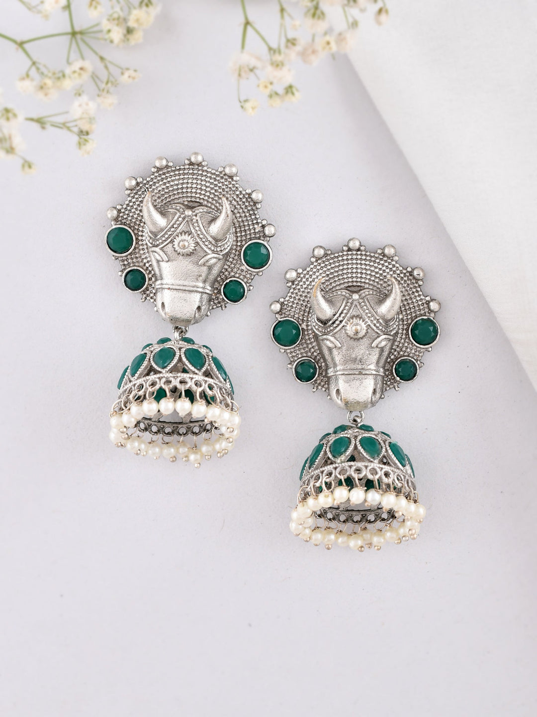 Green Grazers Earrings
