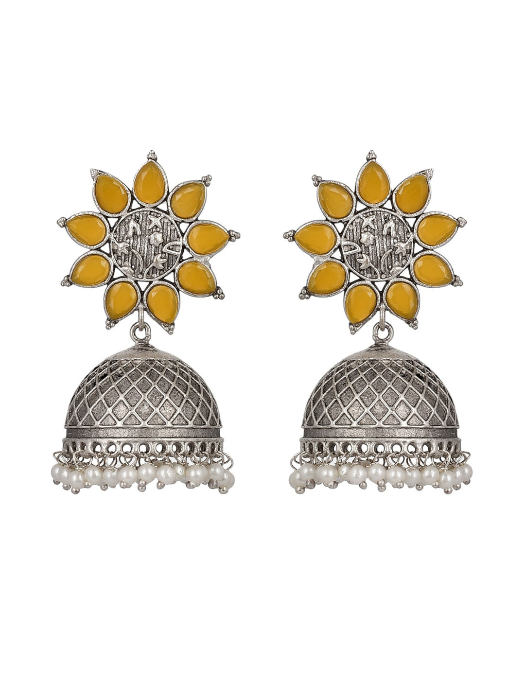 Golden Glow Jhumki Charms