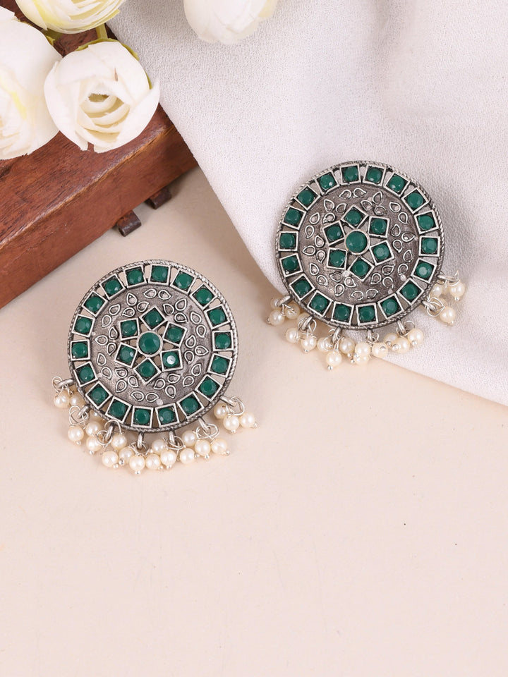 Mossy Green Earrings