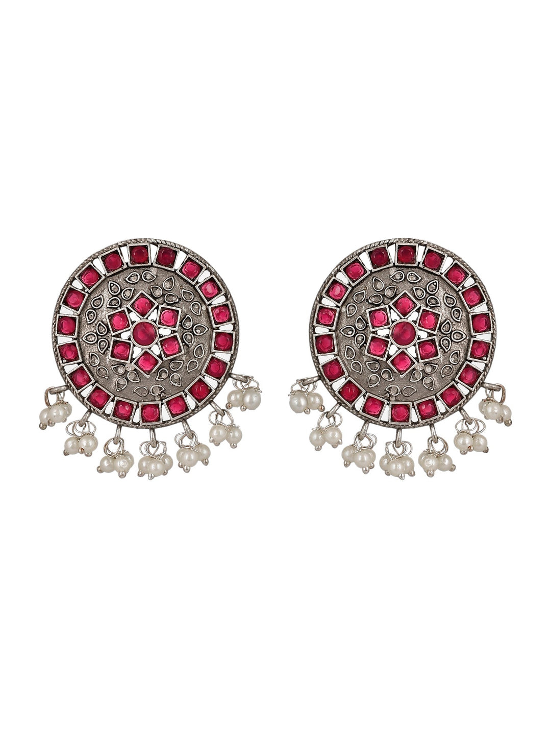 Ruby Glow Earrings