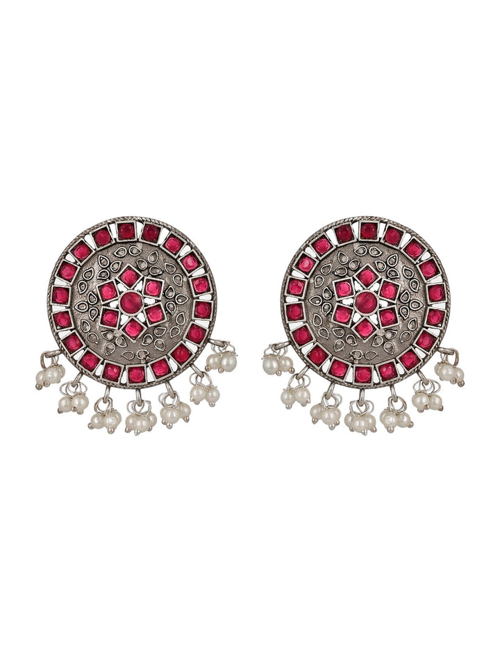 Ruby Glow Earrings