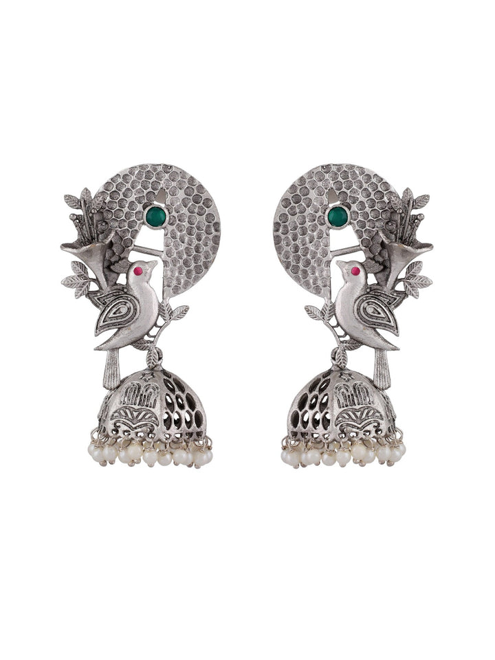 Glowing Garden Sparrow Jhumkas