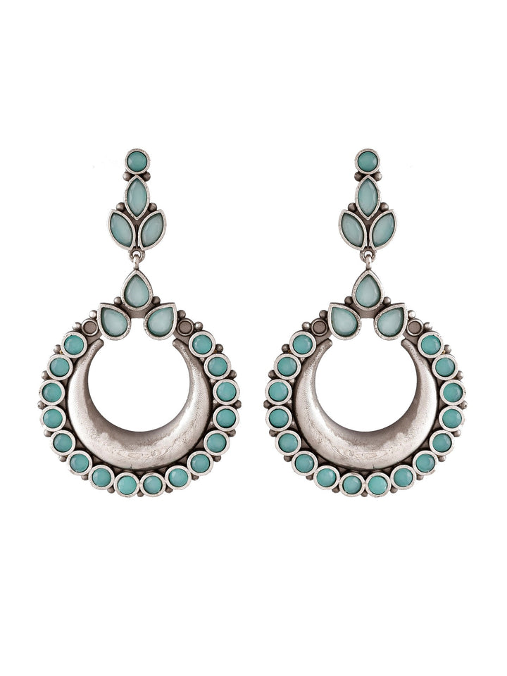 Turquoise Tempest Chand Earring
